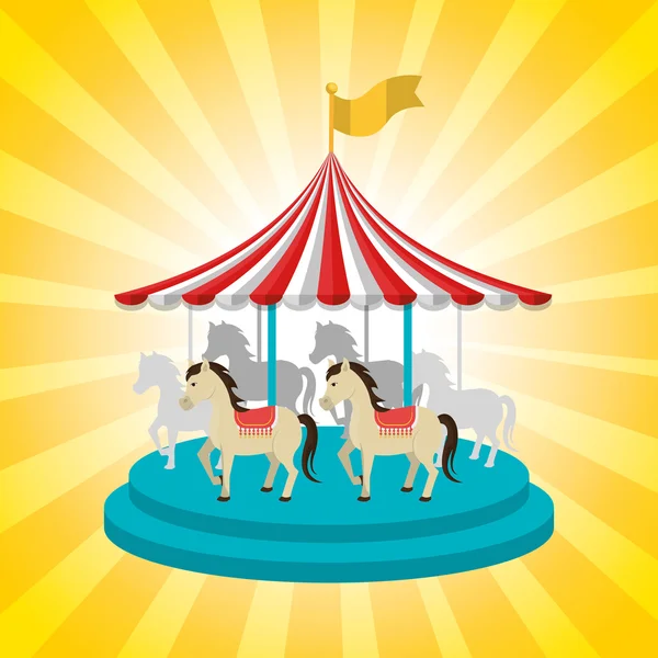 Circus show design — Stock Vector