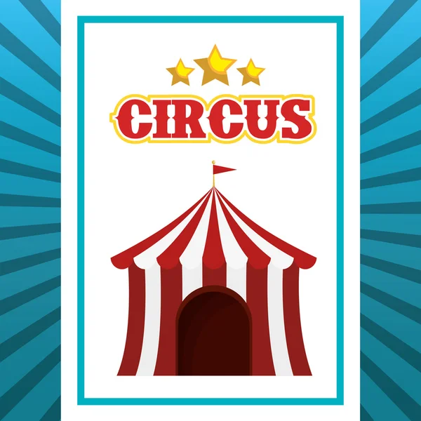 Circus show design — Stock Vector