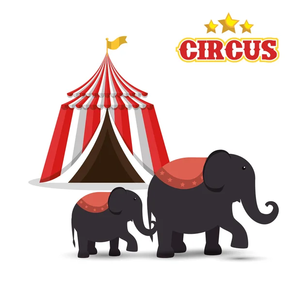 Projeto de show de circo — Vetor de Stock