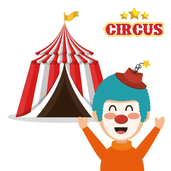 Projeto de show de circo — Vetor de Stock