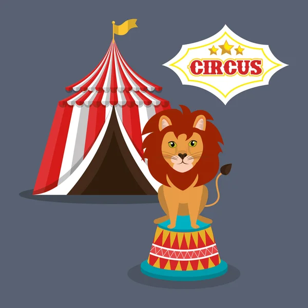 Projeto de show de circo — Vetor de Stock