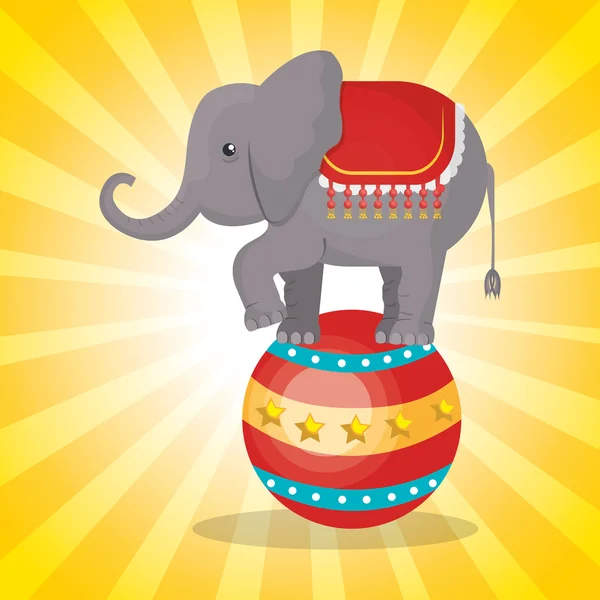 Circus Toon ontwerp — Stockvector