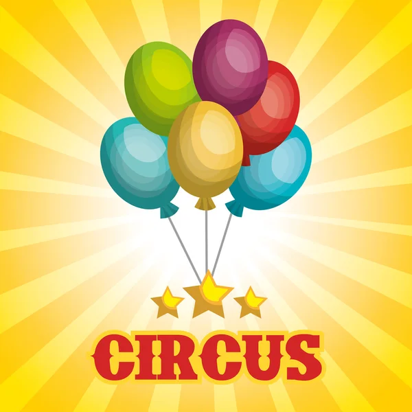 Cirkuszi show design — Stock Vector