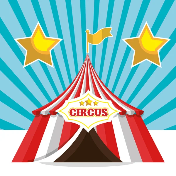 Дизайн шоу цирку — стоковий вектор
