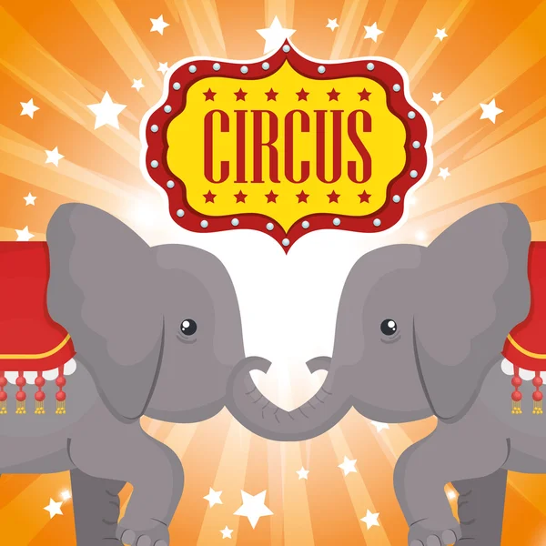 Circus show design — Stock Vector