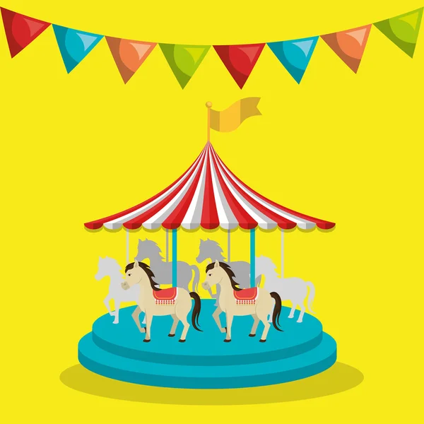 Circus show design — Stock Vector