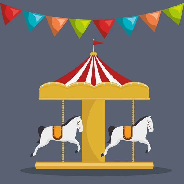 Circus Toon ontwerp — Stockvector