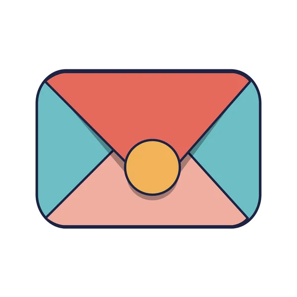 Conception enveloppe mail — Image vectorielle