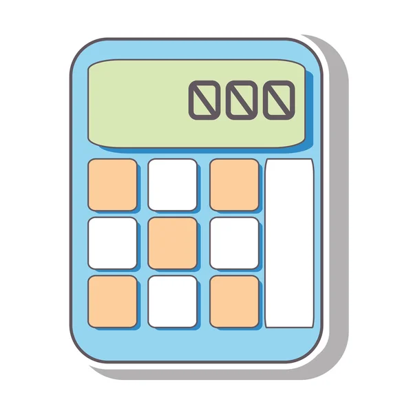 Ícone do dispositivo calculadora — Vetor de Stock