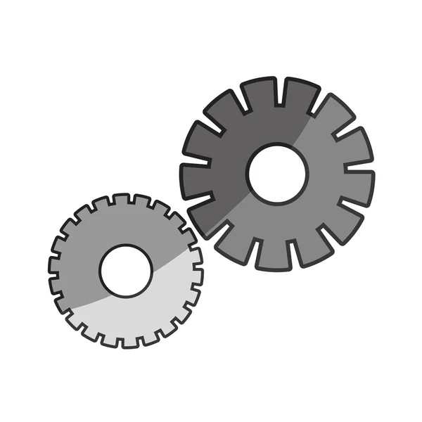 Gears wheels design — Stock Vector