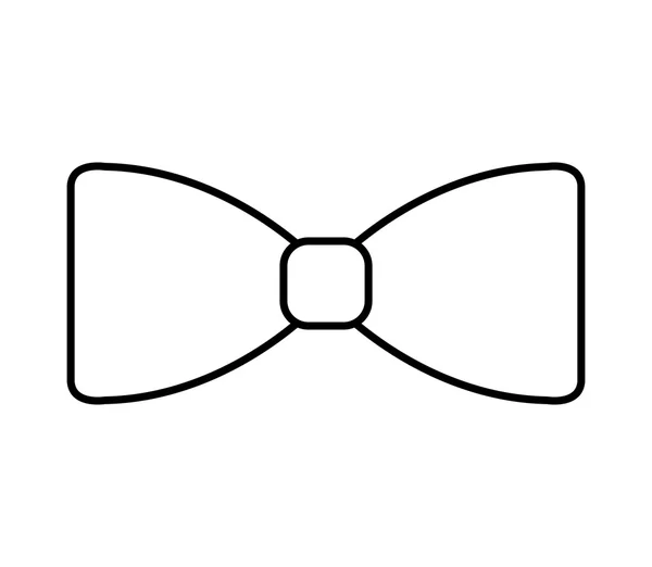 Elegante lindo bowtie icono — Vector de stock