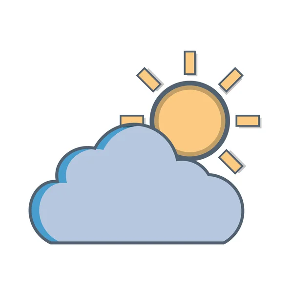 Design de ícone de nuvem —  Vetores de Stock