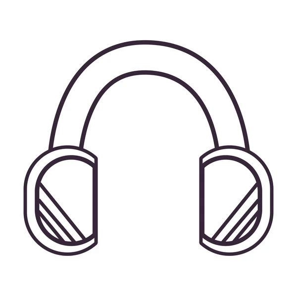 Headphones icon design — Stock Vector