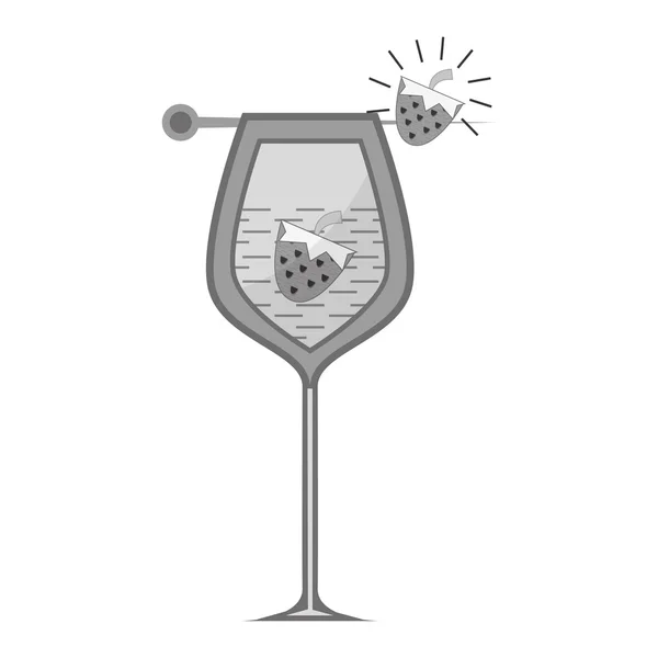 Cocktail drinken ontwerp — Stockvector