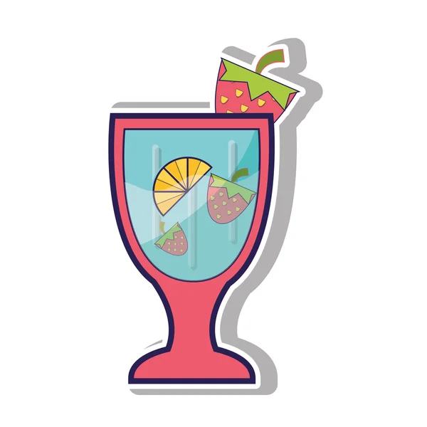 Design cocktail drink — Vettoriale Stock