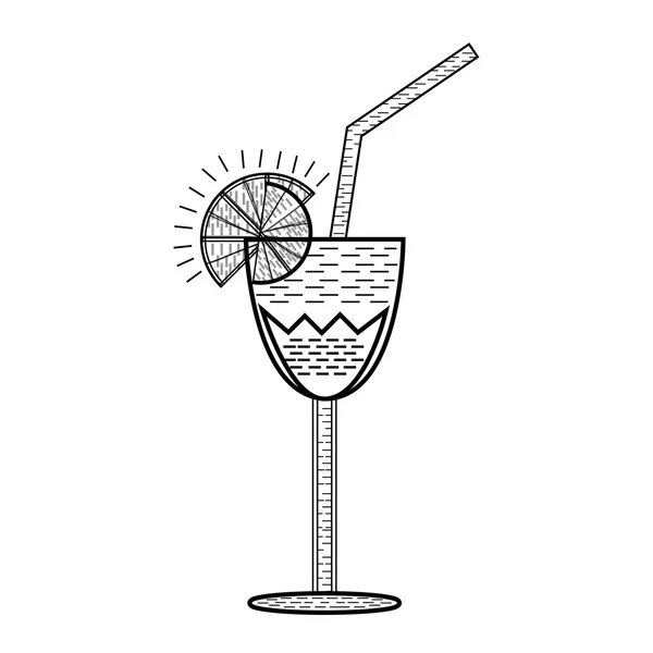 Cocktail drinken ontwerp — Stockvector