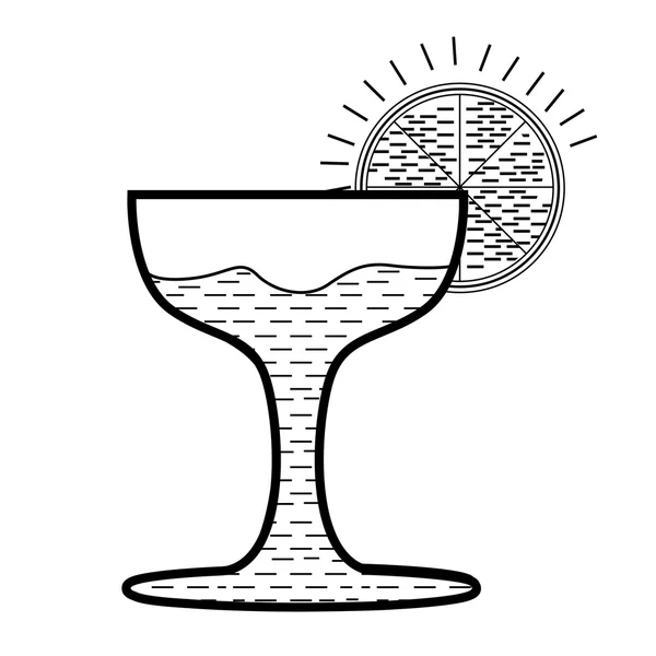 Cocktail drinken ontwerp — Stockvector