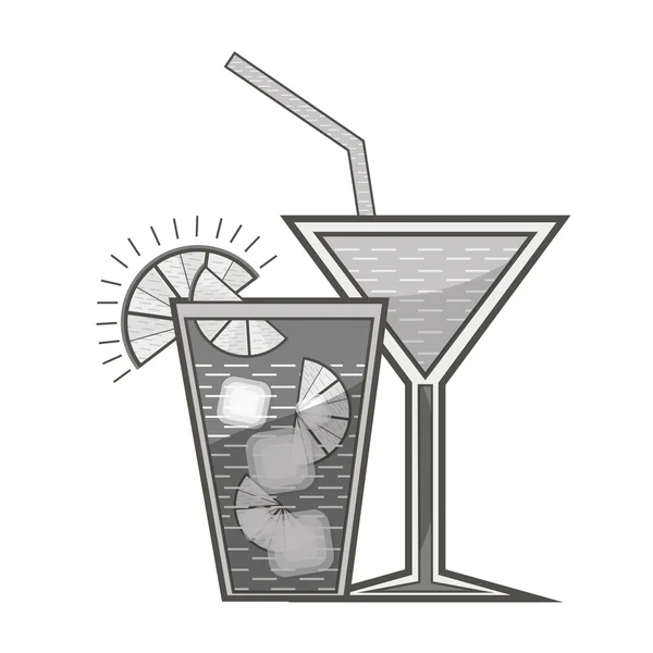 Cocktailschnaps — Stockvektor