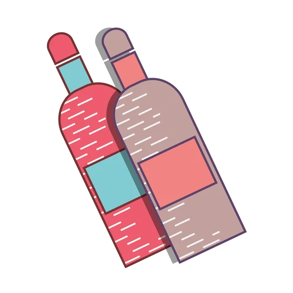 Schnapsflaschen-Design — Stockvektor