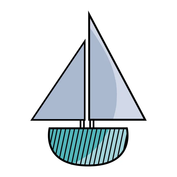 Conception de jouets bateau — Image vectorielle