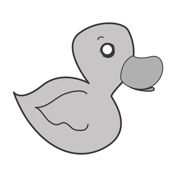 Duck baby toy — Stock Vector