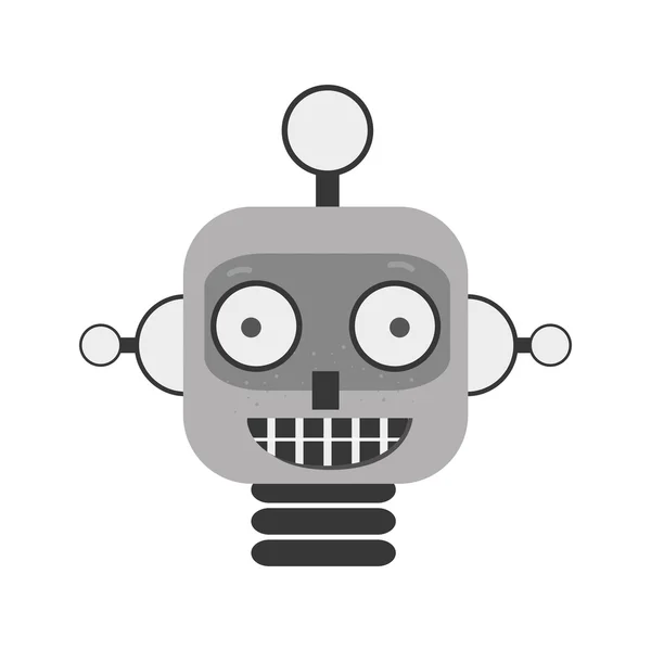 Glückliches Roboterspielzeug — Stockvektor