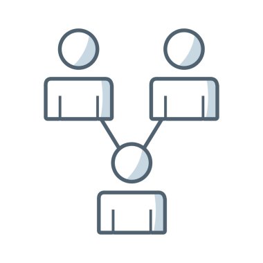 ekip çalışması avatar insanlar düz simgesi