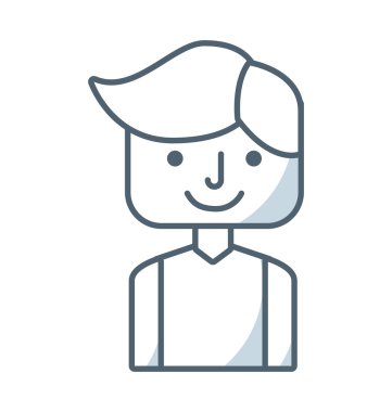 işadamı avatar satırı simgesi