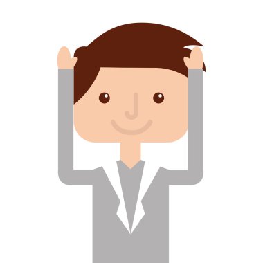 işadamı avatar satırı simgesi