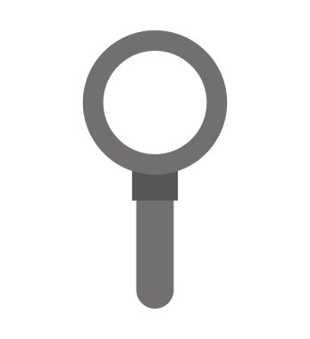 Arama Büyüteç düz çizgi simgesi