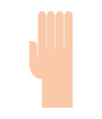 el insan düz çizgi simgesi