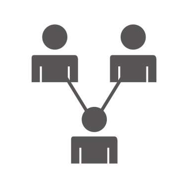 ekip çalışması avatar insanlar düz simgesi