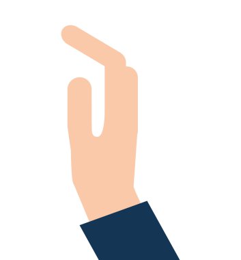 el insan düz çizgi simgesi