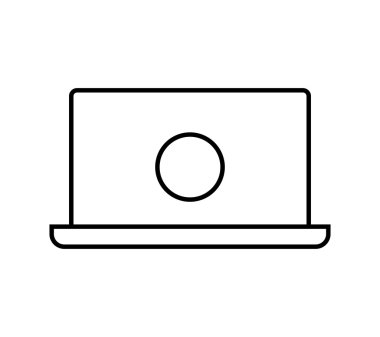 dizüstü bilgisayar düz çizgi kutsal kişilerin resmi