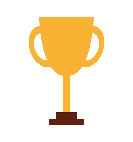 Trophy első helyen sor ikon — Stock Vector