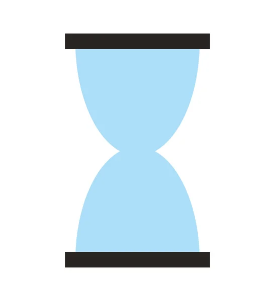 Temps sablier icône isolée — Image vectorielle
