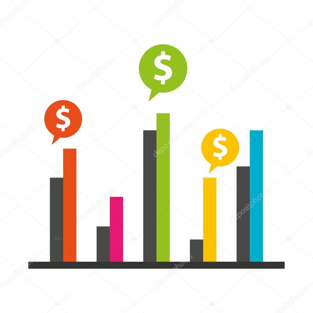 bars statistics economy infographics