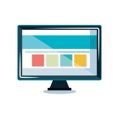 monitör bilgisayar görüntü simgesini