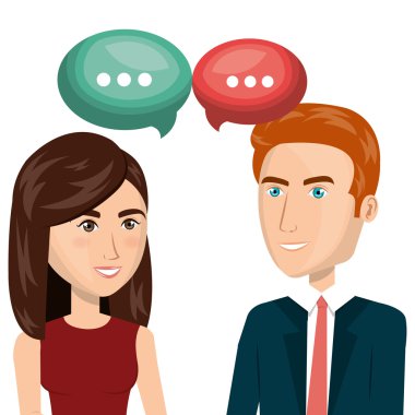 insanlar konuşmak iletişim simgesi