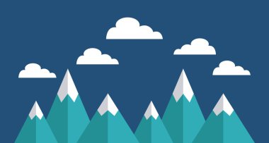 Dağları güzel simge manzara