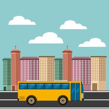 Cityscape binalar manzarası arka plan