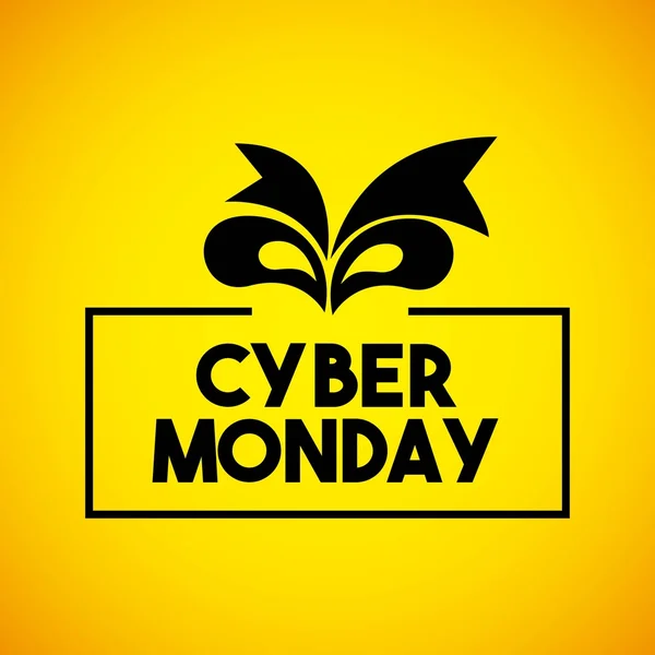 Cyber lundi vente commerce — Image vectorielle