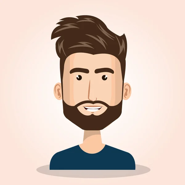 Jovem avatar ícone isolado —  Vetores de Stock