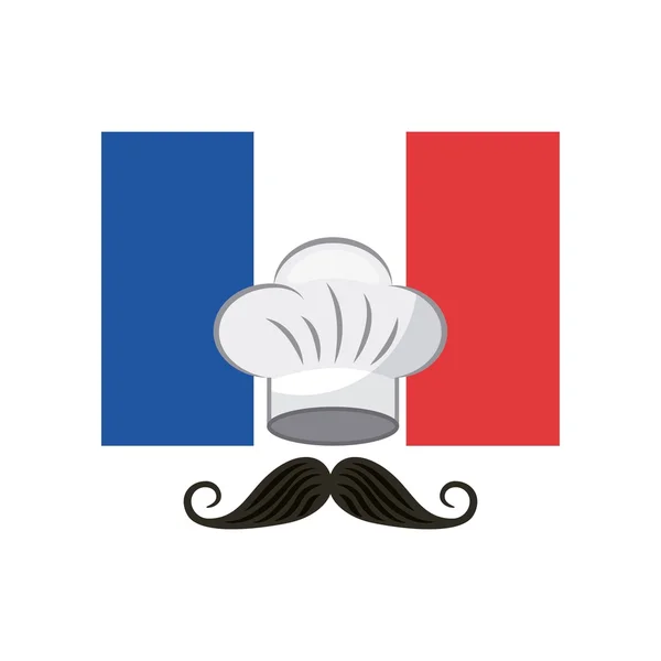 Σημαία Γαλλίας κλασικού πολιτισμού — Διανυσματικό Αρχείο