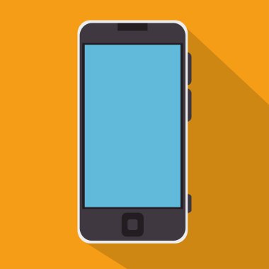 Smartphone mavi ekran eğitim online simgesi