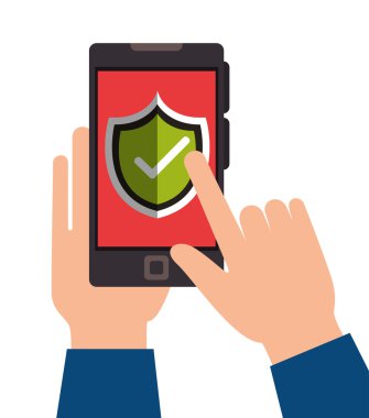 el smartphone Koruma Kalkanı tasarım tutar