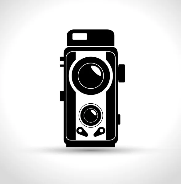 Vintage photography camera design graphic — Stock Vector