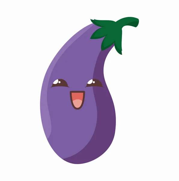 Fresh vegetable character icon — Stock vektor