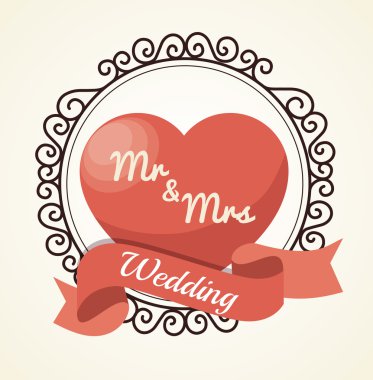 düğün davetiye kartı simgesi