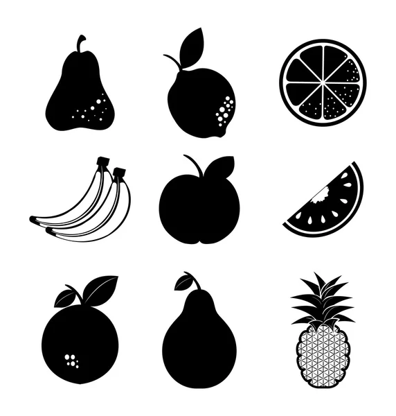 Nutrición alimentos saludables icono aislado — Vector de stock